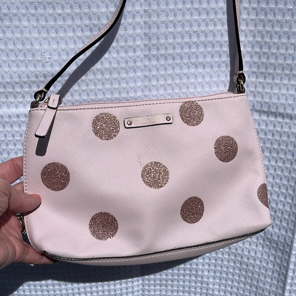 Kate Spade Crossbody - Pink & Polka Dots